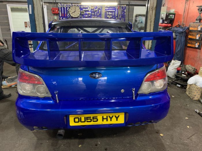 Subaru WRX STi 2.0 rally car Saloon Petrol blue